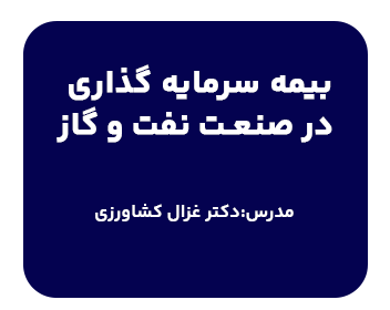 دوره بیمه سرمایه گذاری به ویژه در صنعت نفت و گاز